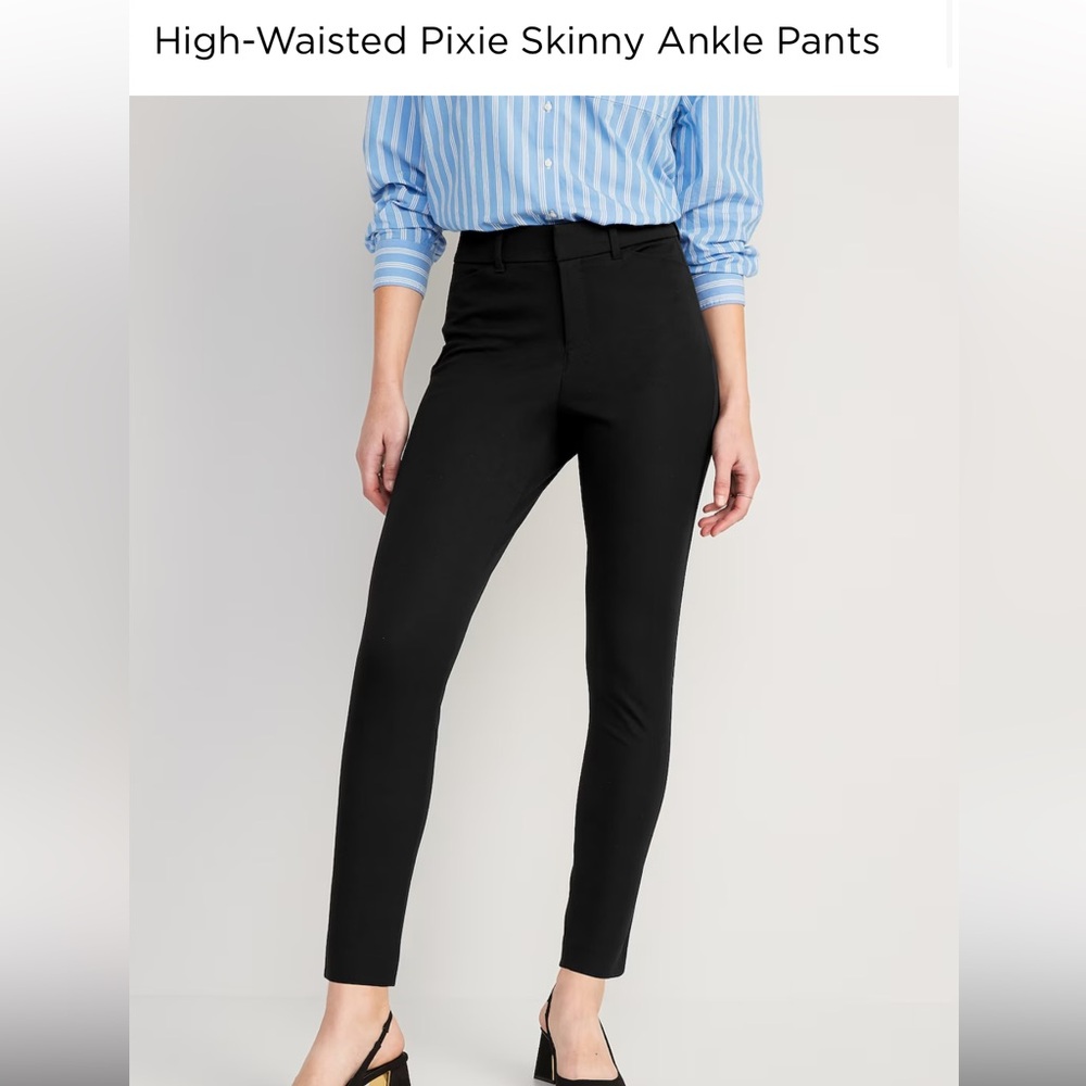 TWO High Waisted Ankle Pixie Pants